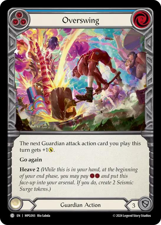 Overswing (Blue) [MPG093] (Mastery Pack Guardian) | Magic Magpie
