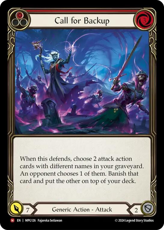 Call for Backup [MPG126] (Mastery Pack Guardian)  Rainbow Foil | Magic Magpie