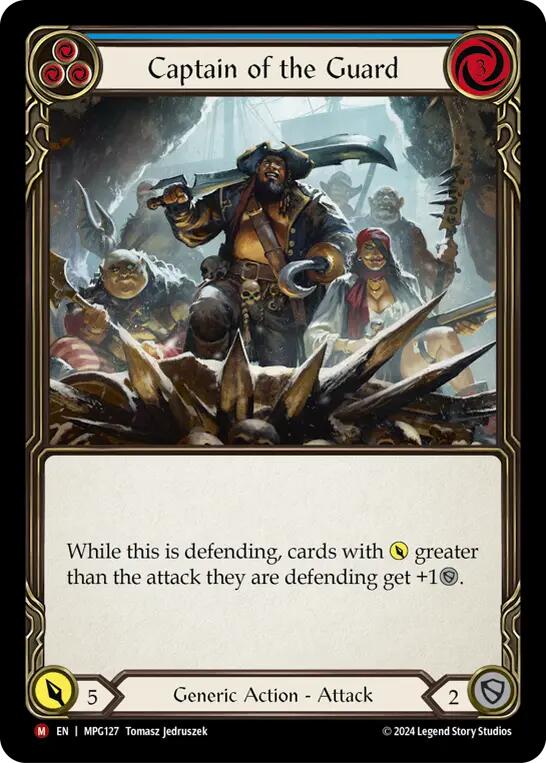 Captain of the Guard [MPG127] (Mastery Pack Guardian)  Rainbow Foil | Magic Magpie