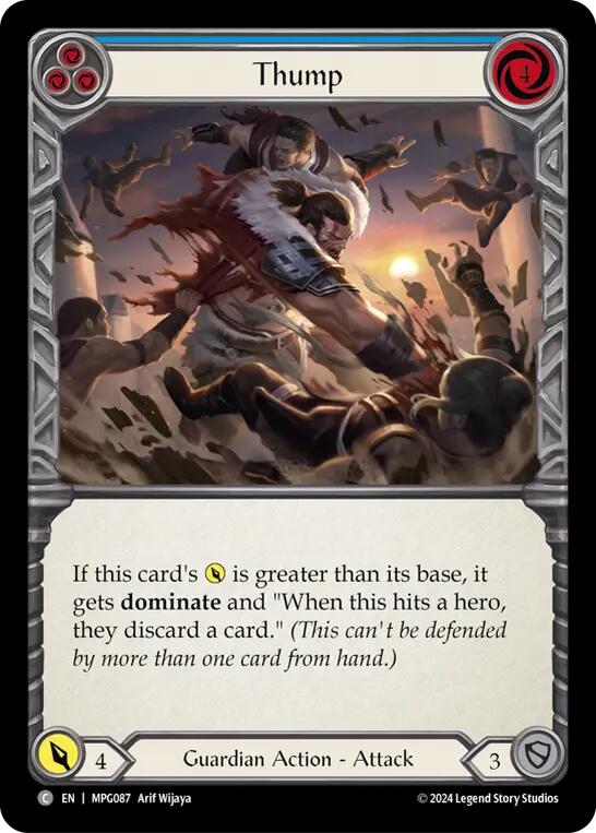 Thump (Blue) [MPG087] (Mastery Pack Guardian) | Magic Magpie