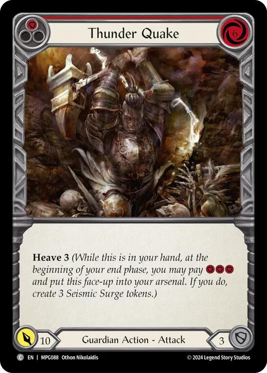 Thunder Quake (Red) [MPG088] (Mastery Pack Guardian) | Magic Magpie