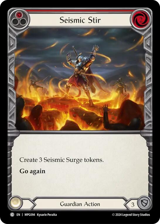 Seismic Stir (Red) [MPG094] (Mastery Pack Guardian) | Magic Magpie