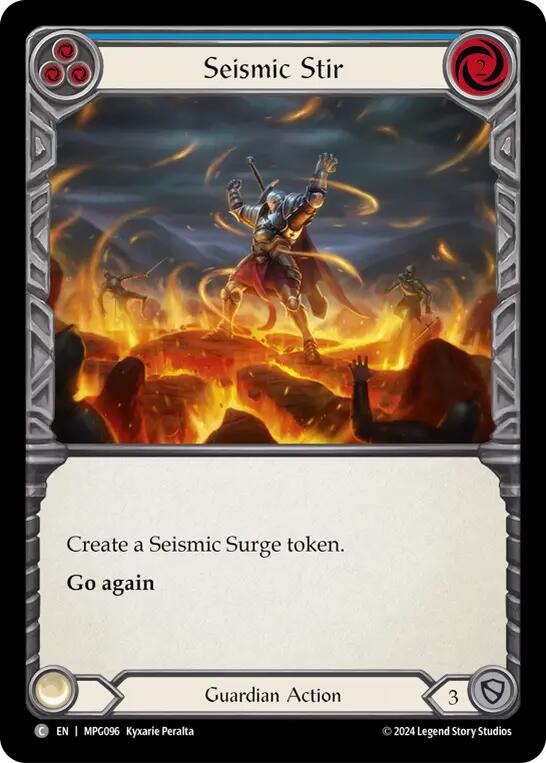 Seismic Stir (Blue) [MPG096] (Mastery Pack Guardian) | Magic Magpie