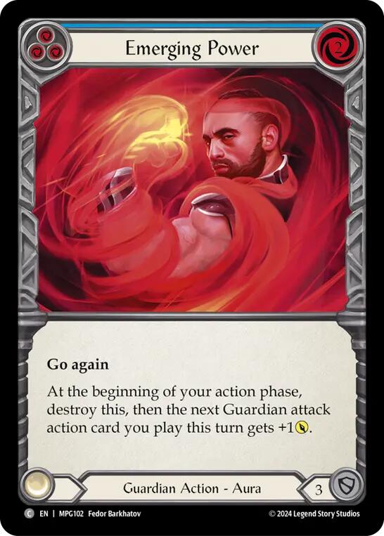 Emerging Power (Blue) [MPG102] (Mastery Pack Guardian) | Magic Magpie
