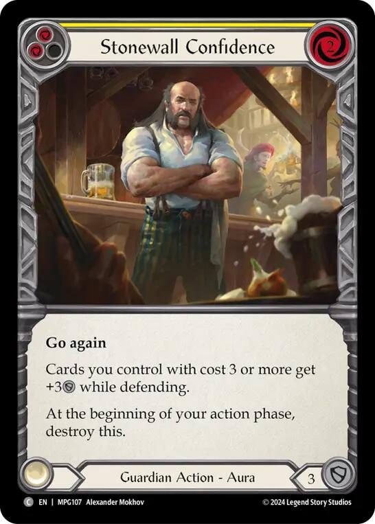 Stonewall Confidence (Yellow) [MPG107] (Mastery Pack Guardian) | Magic Magpie