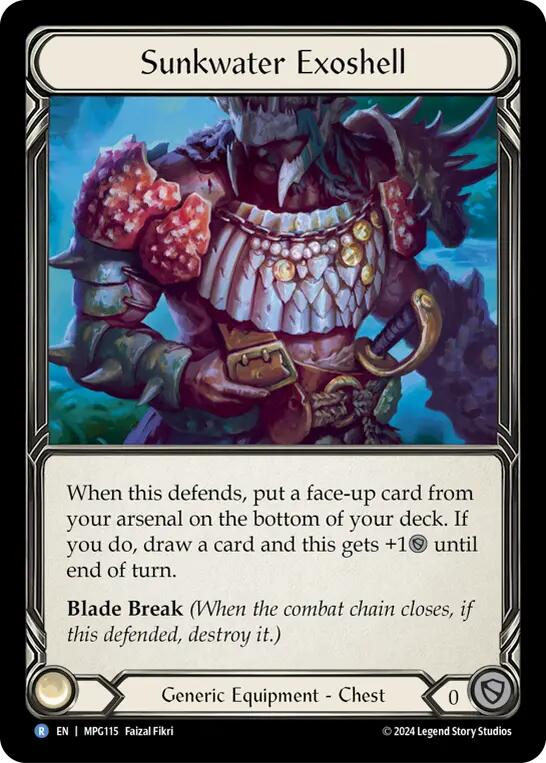 Sunkwater Exoshell [MPG115] (Mastery Pack Guardian)  Cold Foil | Magic Magpie