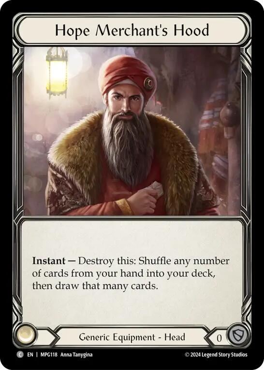Hope Merchant's Hood [MPG118] (Mastery Pack Guardian) | Magic Magpie