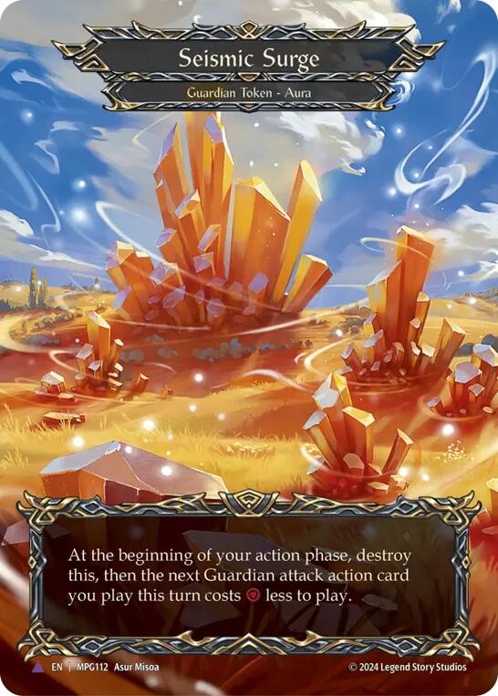 Seismic Surge (Crystal) (Marvel) [MPG112] (Mastery Pack Guardian)  Cold Foil | Magic Magpie