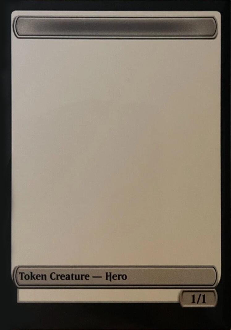 Blank Hero Token [FINAL FANTASY Tokens] | Magic Magpie