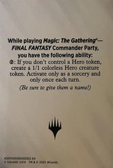Blank Hero Token [FINAL FANTASY Tokens] | Magic Magpie