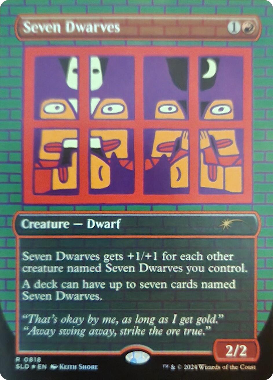 Seven Dwarves (0818) (Rainbow Foil) [Secret Lair Drop Series] | Magic Magpie
