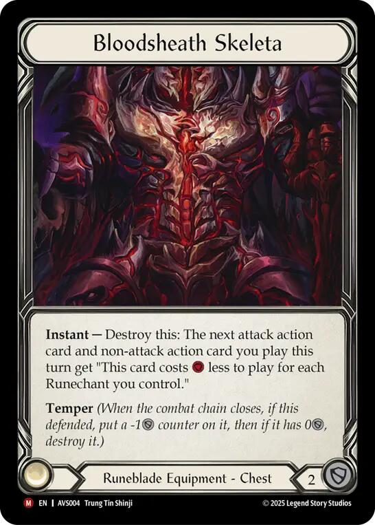 Bloodsheath Skeleta [AVS004] (Armory Deck: Legends Viserai) | Magic Magpie