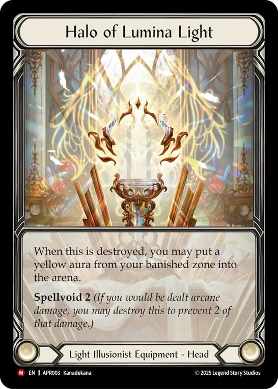 Halo of Lumina Light [APR003] (Armory Deck: Legends Prism)  Cold Foil | Magic Magpie