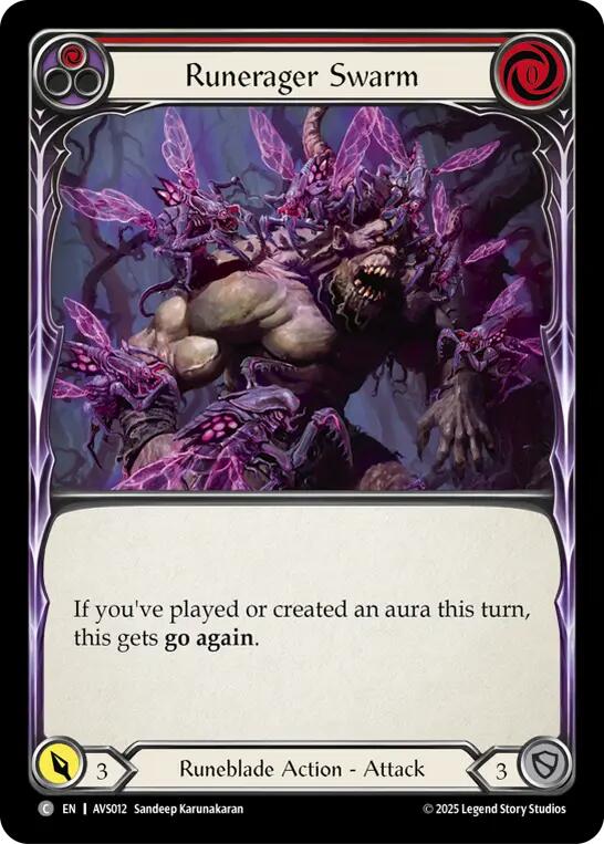 Runerager Swarm (Red) [AVS012] (Armory Deck: Legends Viserai) | Magic Magpie