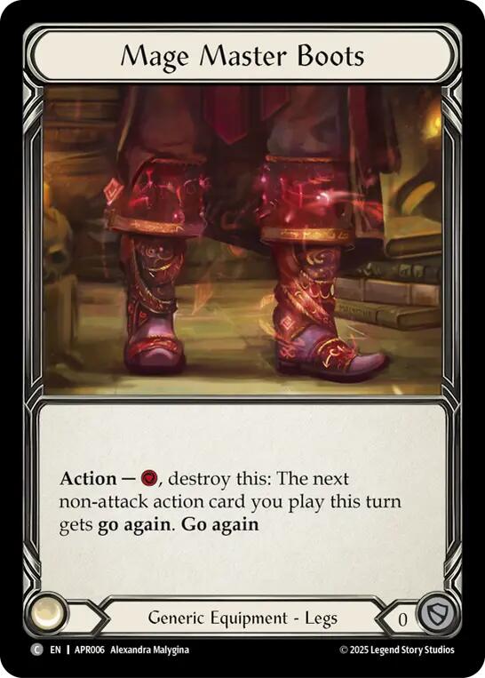 Mage Master Boots [APR006] (Armory Deck: Legends Prism) | Magic Magpie