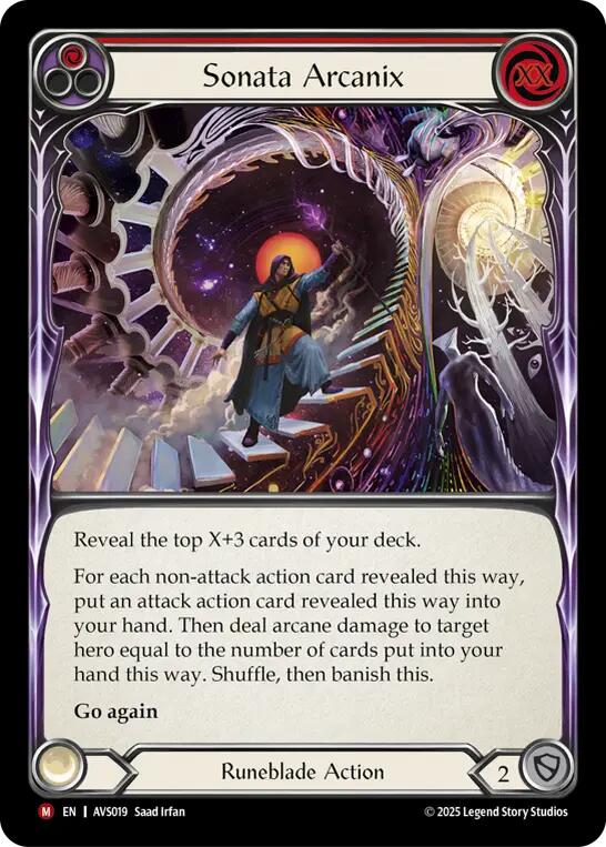 Sonata Arcanix (Red) [AVS019] (Armory Deck: Legends Viserai) | Magic Magpie