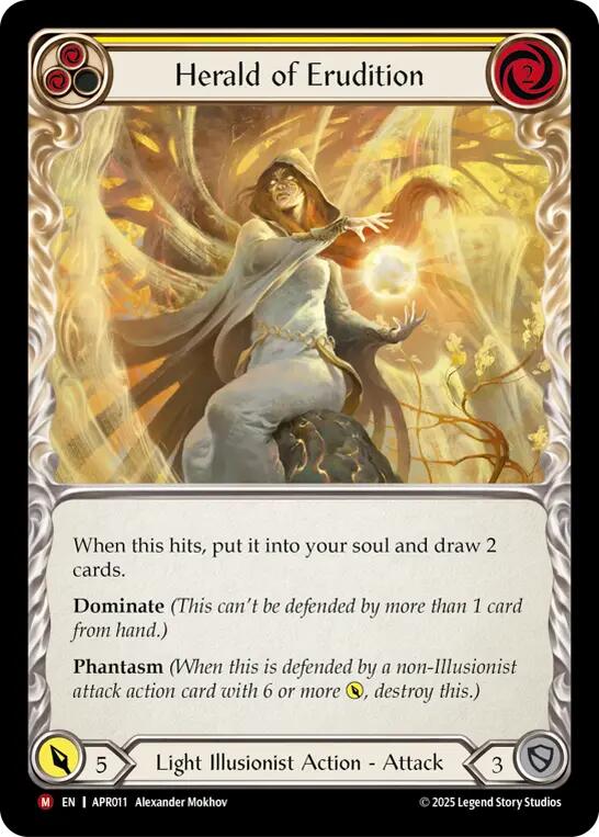 Herald of Erudition [APR011] (Armory Deck: Legends Prism) | Magic Magpie