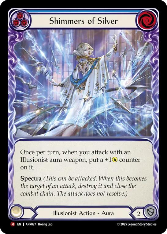 Shimmers of Silver [APR027] (Armory Deck: Legends Prism) | Magic Magpie