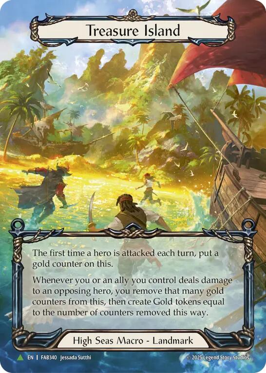 Treasure Island [FAB340] (Promo)  Cold Foil | Magic Magpie