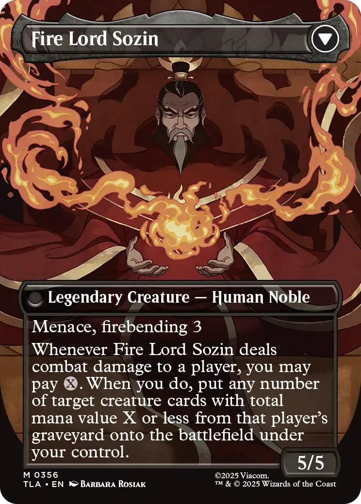 The Rise of Sozin (Borderless) [Avatar: The Last Airbender] | Magic Magpie