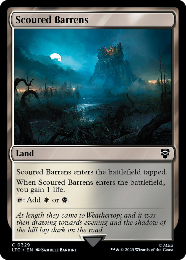 Scoured Barrens [The Lord of the Rings: Tales of Middle-Earth Commander] | Magic Magpie