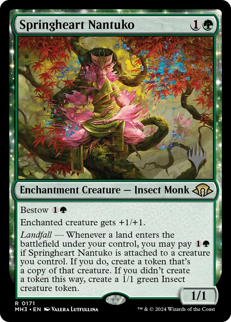 Springheart Nantuko [Edge of Eternities Promo Pack] | Magic Magpie