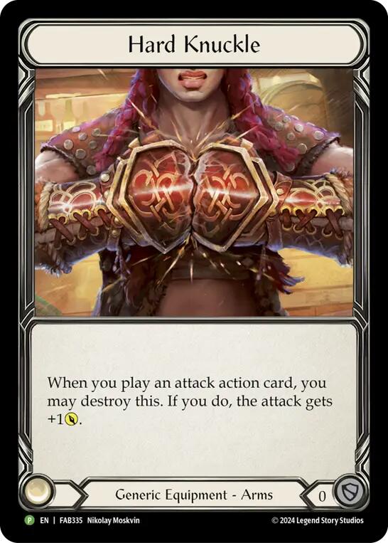 Hard Knuckle [FAB335] (Promo)  Cold Foil | Magic Magpie