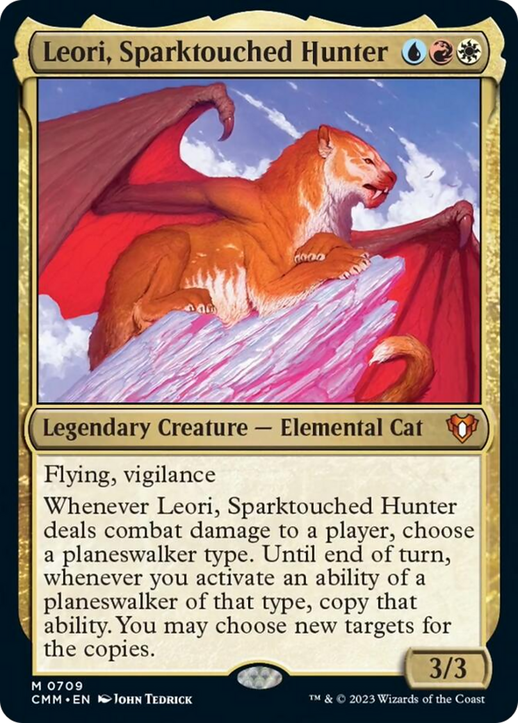 Leori, Sparktouched Hunter [Commander Masters] | Magic Magpie