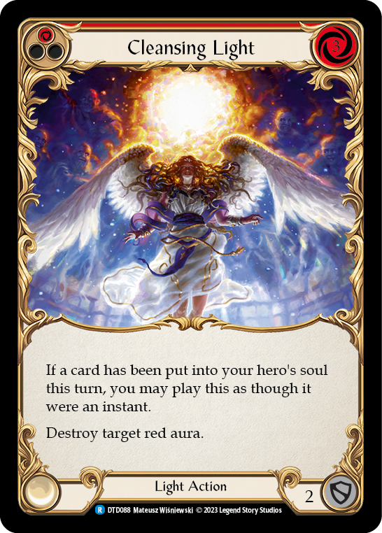 Cleansing Light (Red) [DTD088] (Dusk Till Dawn)  Rainbow Foil | Magic Magpie