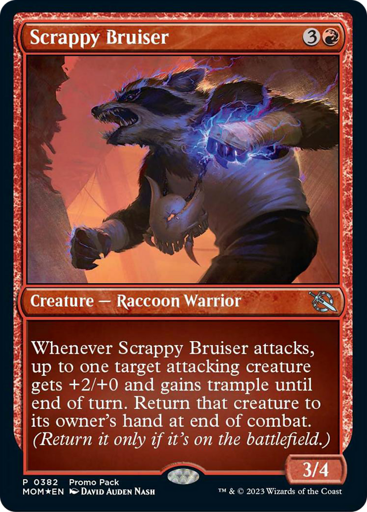 Scrappy Bruiser (Promo Pack) [March of the Machine Promos] | Magic Magpie