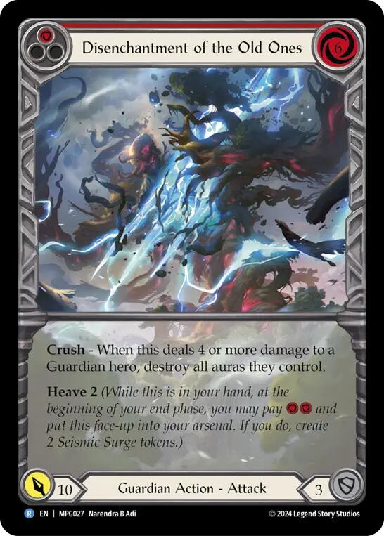 Disenchantment of the Old Ones (Extended Art) [MPG027] (Mastery Pack Guardian)  Rainbow Foil | Magic Magpie