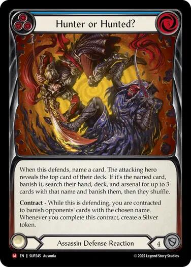 Hunter or Hunted? [SUP245] (Super Slam)  Rainbow Foil | Magic Magpie