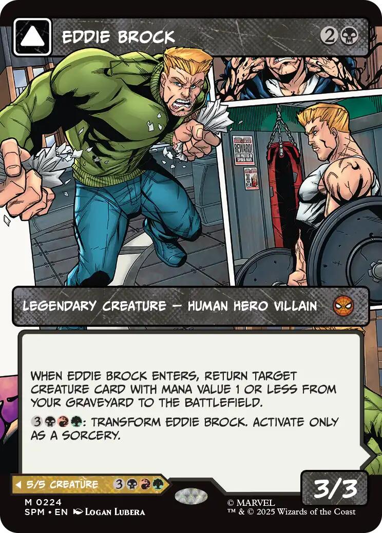 Eddie Brock (0224) (Borderless) [Marvel's Spider-Man] | Magic Magpie