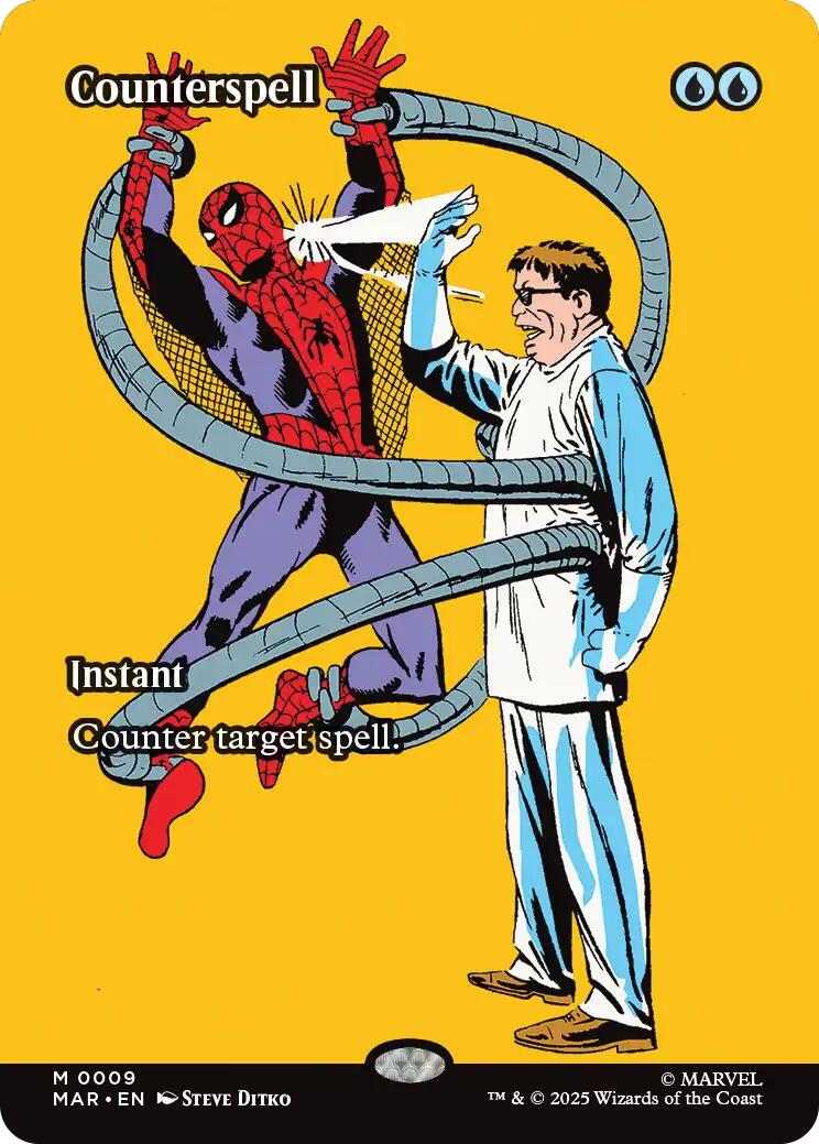 Counterspell (Borderless) [Marvel's Spider-Man: Eternal-Legal] | Magic Magpie