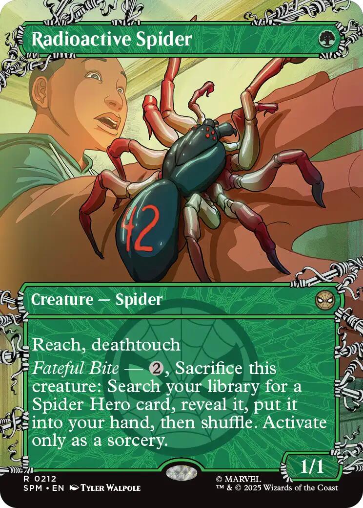 Radioactive Spider (Borderless) [Marvel's Spider-Man] | Magic Magpie