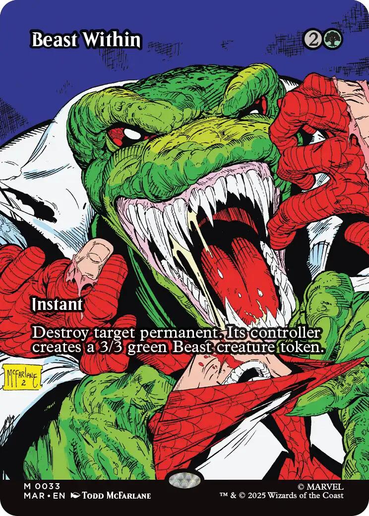 Beast Within (Borderless) [Marvel's Spider-Man: Eternal-Legal] | Magic Magpie