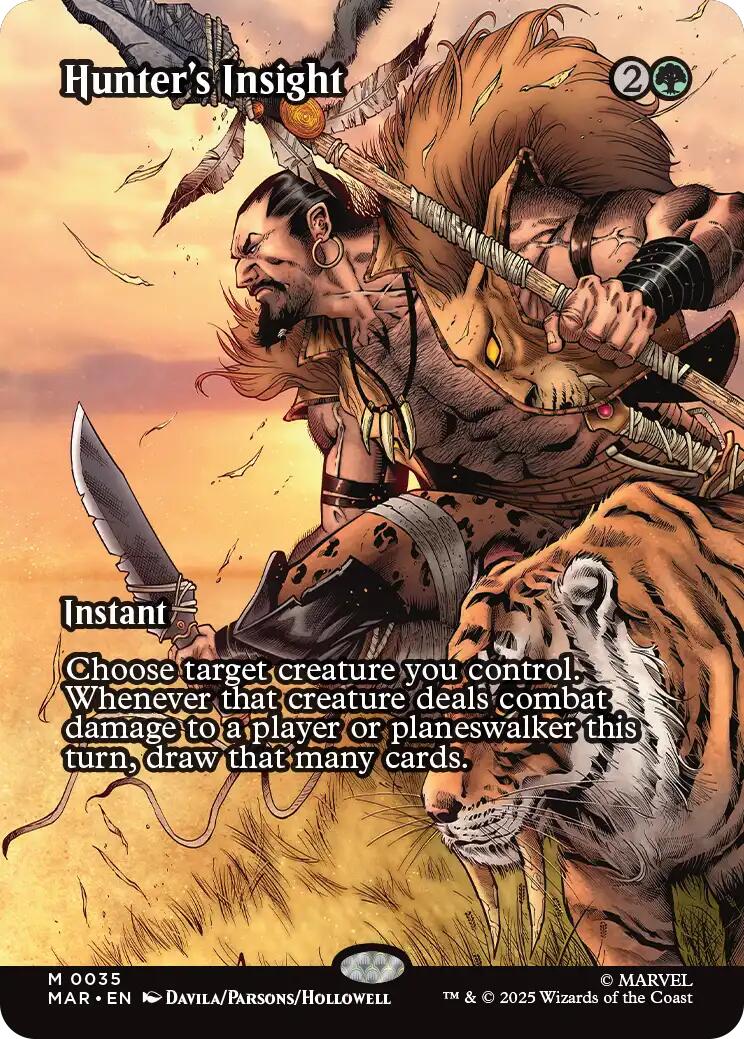 Hunter's Insight (Borderless) [Marvel's Spider-Man: Eternal-Legal] | Magic Magpie