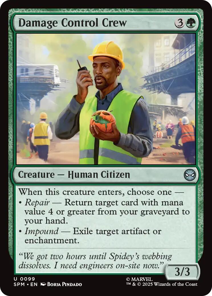 Damage Control Crew [Marvel's Spider-Man] | Magic Magpie