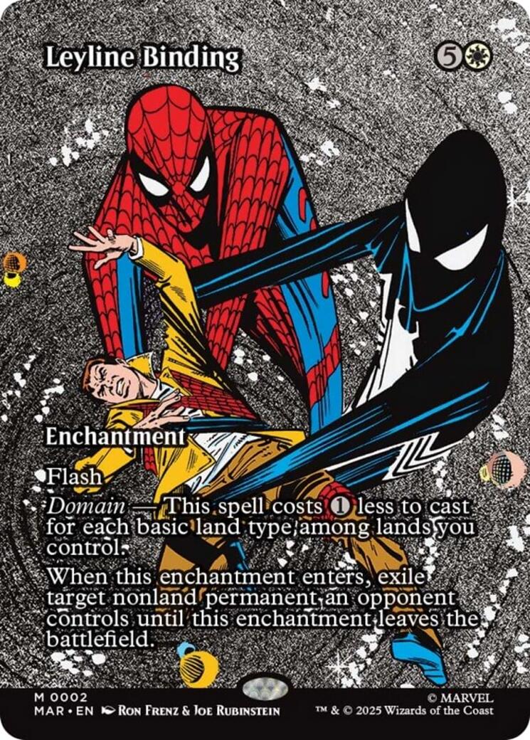 Leyline Binding (Borderless) [Marvel's Spider-Man: Eternal-Legal] | Magic Magpie