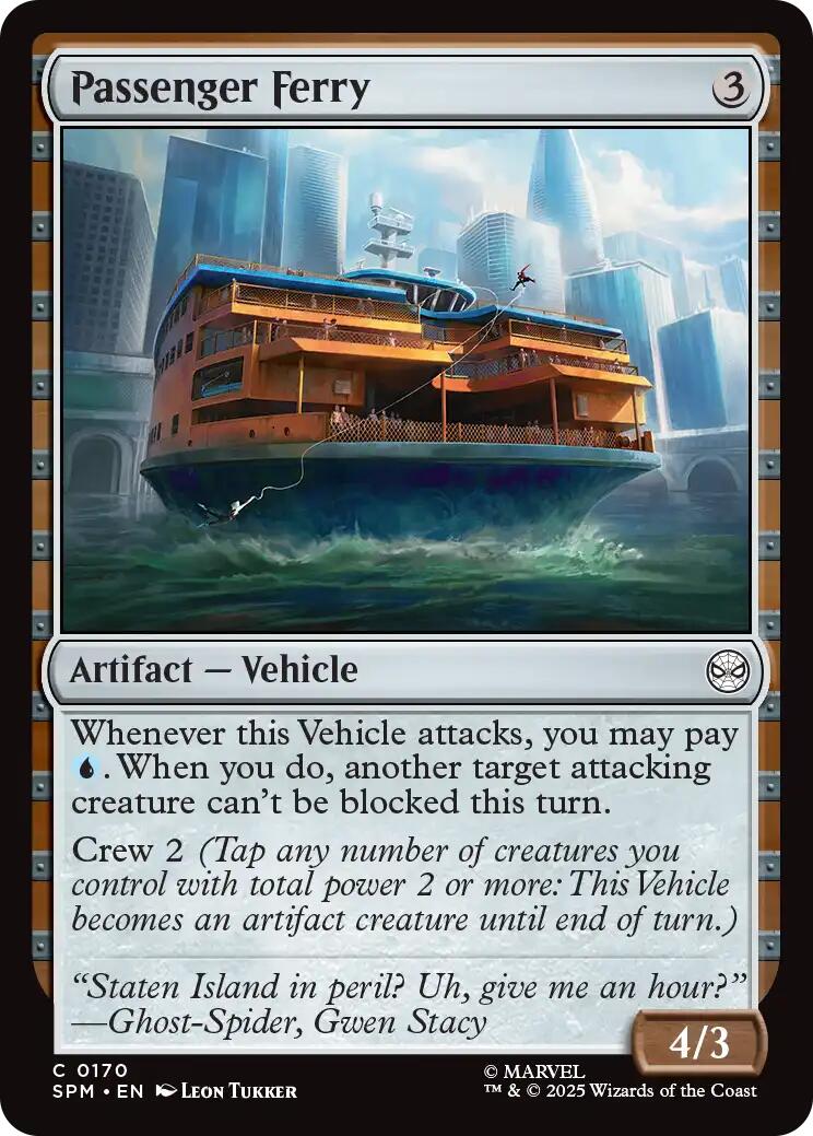 Passenger Ferry [Marvel's Spider-Man] | Magic Magpie