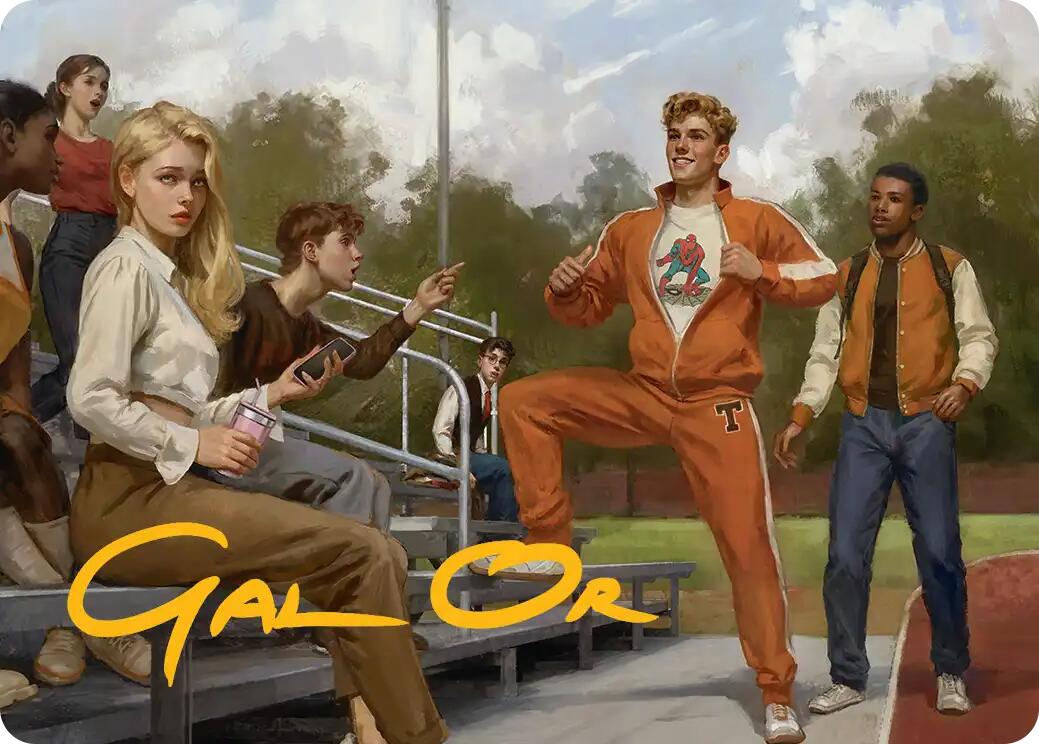 Flash Thompson, Spider-Fan Art Card (Gold-Stamped Signature) [Marvel's Spider-Man Art Series] | Magic Magpie