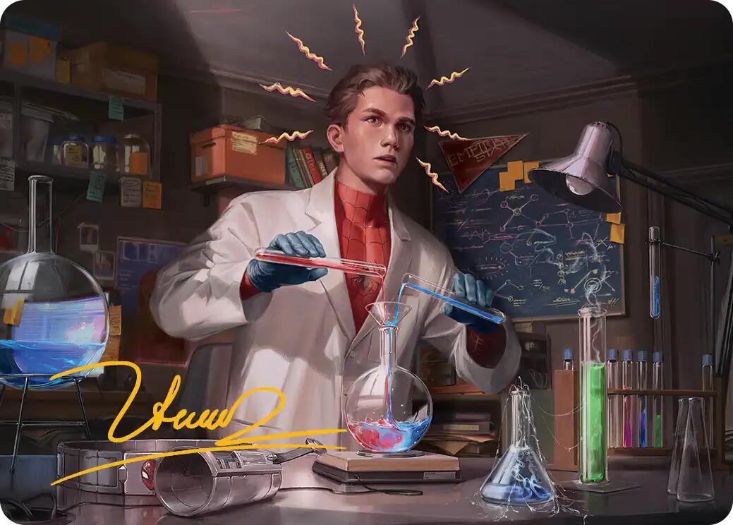 Peter Parker Art Card (3/54) (Gold-Stamped Signature) [Marvel's Spider-Man Art Series] | Magic Magpie