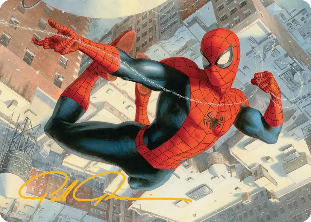 Spider-Man, Peter Parker Art Card (Gold-Stamped Signature) [Marvel's Spider-Man Art Series] | Magic Magpie