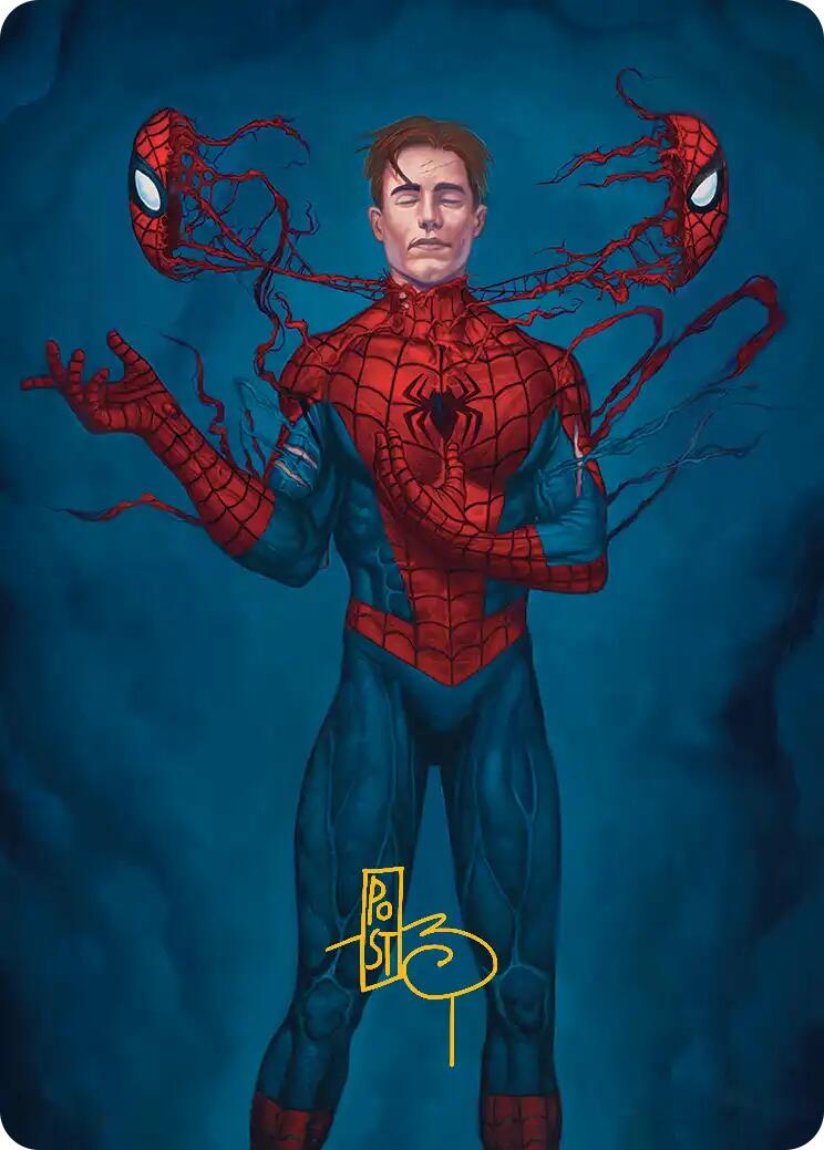 Secret Identity Art Card (Gold-Stamped Signature) [Marvel's Spider-Man Art Series] | Magic Magpie