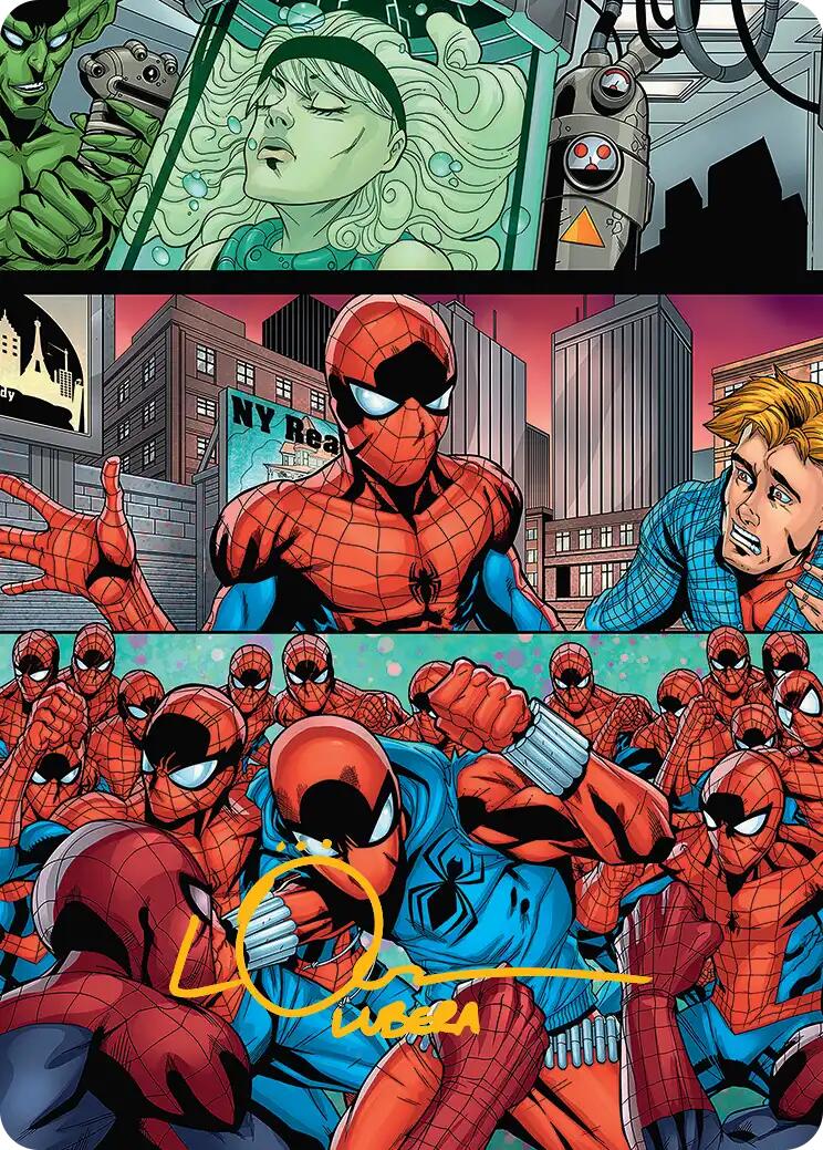 The Clone Saga Art Card (Gold-Stamped Signature) [Marvel's Spider-Man Art Series] | Magic Magpie