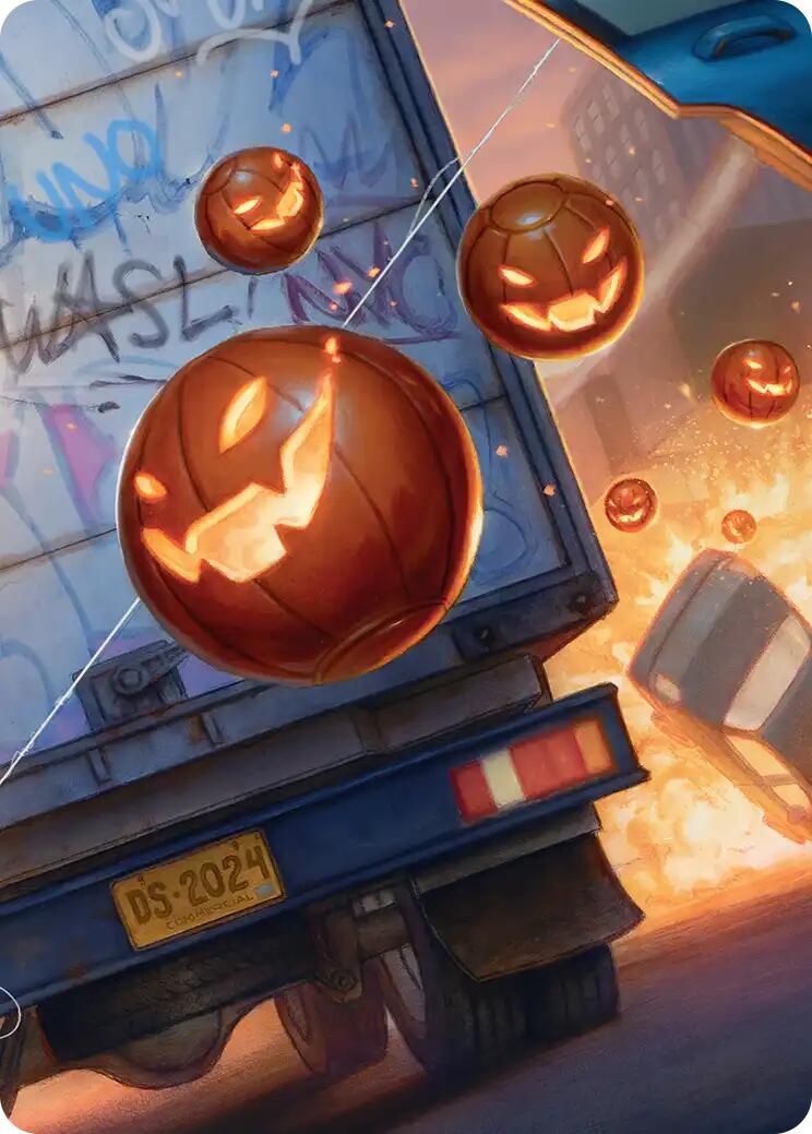 Pumpkin Bombs Art Card [Marvel's Spider-Man Art Series] | Magic Magpie