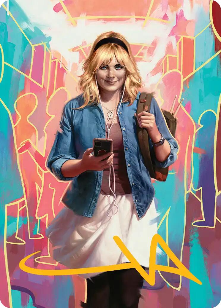 Gwen Stacy Art Card (Gold-Stamped Signature) (13/54) [Marvel's Spider-Man Art Series] | Magic Magpie