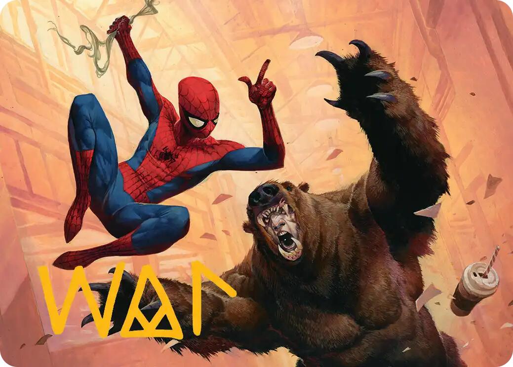 Wisecrack Art Card (Gold-Stamped Signature) [Marvel's Spider-Man Art Series] | Magic Magpie