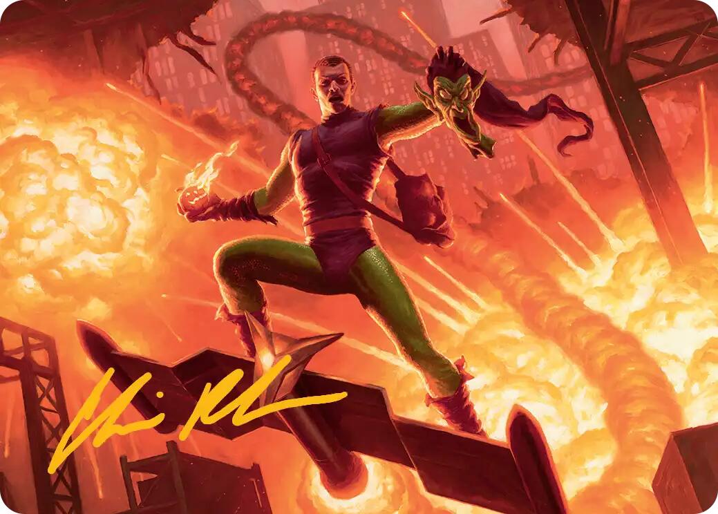 Green Goblin, Revenant Art Card (Gold-Stamped Signature) [Marvel's Spider-Man Art Series] | Magic Magpie