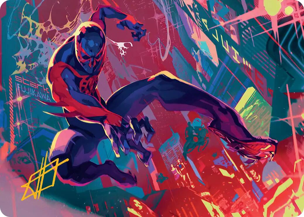 Spider-Man 2099 Art Card (Gold-Stamped Signature) [Marvel's Spider-Man Art Series] | Magic Magpie